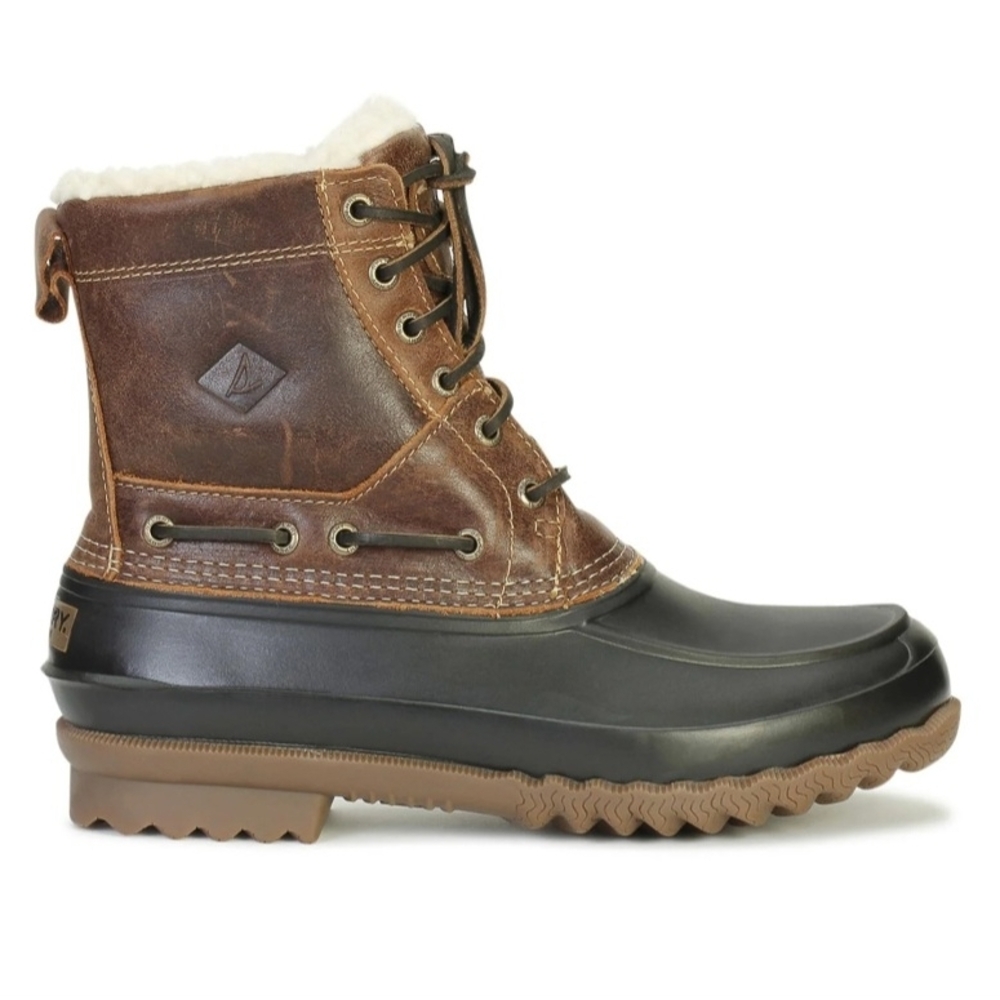 Sperry Men's Brown and Black Duck Boots